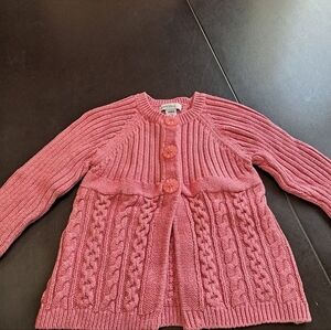 Greendog Pink Cable Knit Sweater  Size 18mo